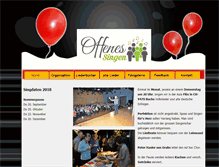 Tablet Screenshot of offenes-singen.ch